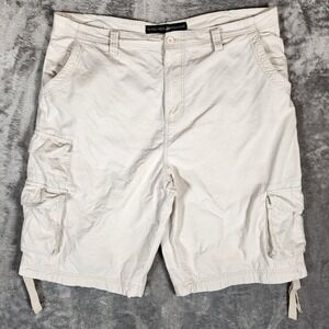 Beverly Hills Polo Club Cargo Shorts‎ Men's 38X11 Beige Muted Khaki Modern